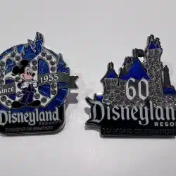 Disneyland Resort 60th Anniversary Diamond Celebration Pin Set