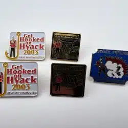 Hyack Festival Lapel Pin - New Westminster British Columbia Canada Pin - 5 Total