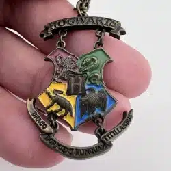 Harry Potter Hogwarts Pendant Necklace - Used