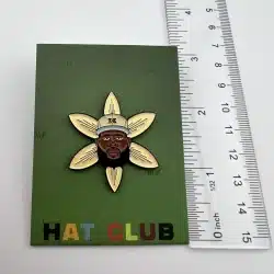 Hat Club Exclusive Pin Jae Tips Collection Series - Yellow / Tan Flower
