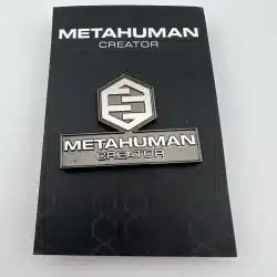 Metahuman Creator Pin Epic Games Unreal Engine Employee Exclusive Pin (damaged)