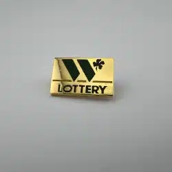 Vintage WASHINGTON State LOTTERY pin button pinback