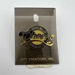 MEET ME IN CHEERS Minneapolis LAPEL PIN - Vintage