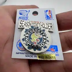 Everett AquaSox 1997 Season Ticket Holder Lapel Hat Pin
