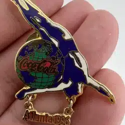 Olympic Diving Pin Atlanta 1996 By Coca-Cola