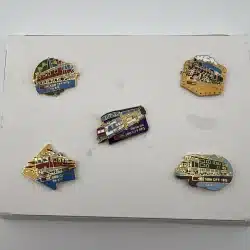 Swiss Federal Railways SBB CFF FFS Lapel Hat Pins - 5 Locomotive Pins - RARE