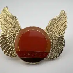 Vintage Horizon Airlines Captains Pilot Hat Wings Lapel Hat Pin