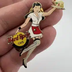 HARD ROCK CAFE SINGAPORE WAITRESS / SERVER IN WHITE UNIFORM