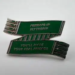Slytherin House Scarf Enamel Pin