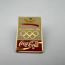 BARCELONA '92 COCA-COLA OLYMPIC GAMES Lapel Hat PIN