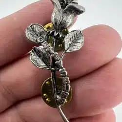 Beautiful Gettysburg Rose Lapel Pin