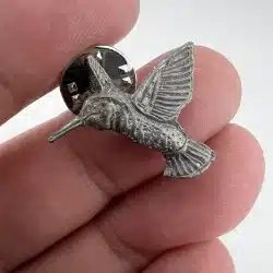 Vintage Hummingbird Lapel Hat Pin - Unsigned / Used