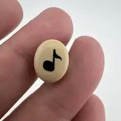 Vintage Small Musical Note Lapel Hat Pin - Unique Pin