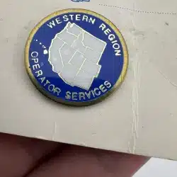 Vintage Western Region Operator Services Lapel Pin