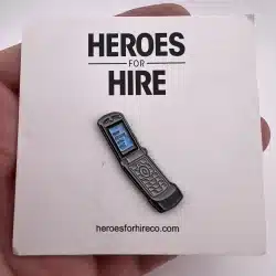 New Phone Who Dis Lapel Hat Pin - Heroes For Hire Pin