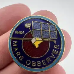 NASA MARS OBSERVER Lapel Hat PIN