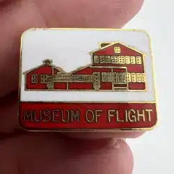 Museum of Flight Travel Souvenir Lapel Pin Seattle Washington