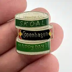 Vintage Skoal Copenhagen Happy Days Tobacco Lapel Pin
