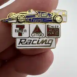 VTG Indycar 500 Chief Auto Parts 7-11 Citgo Automotive Racing Pin