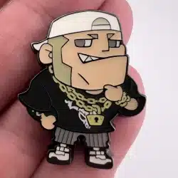 NEO: The World Ends With You Metal Pin Badge - Kaichi "Susukichi" Susuki