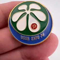 Spokane EXPO 74 USSR CCCP Hat Lapel Pin - Used