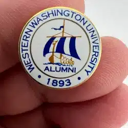 Western Washington University Alumni Lapel Hat Pin - Used