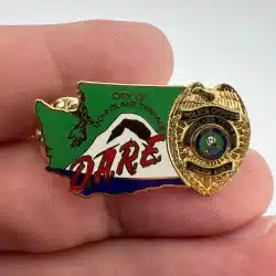 City Of Mountlake Terrace Washington D.A.R.E. Lapel Pin