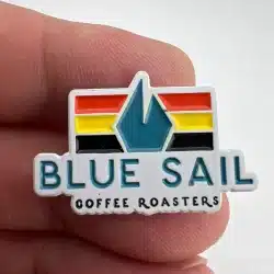 Blue Sail Coffee Roasters Lapel Hat Pin