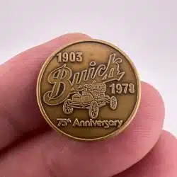 Buick Automobiles 75th Anniversary 1903-1978 Lapel Hat Pin