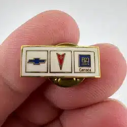 Chevrolet, Pontiac, & GM Canada Brand Logo Lapel Pin