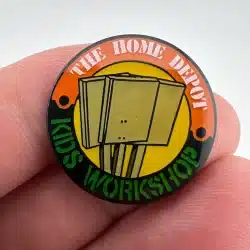 The Home Depot Kids Workshop Wooden Box Lapel Pin