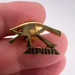 ALPINA Lapel Hat Pin - Gold tone - Alpina Sports - Used