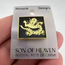 Son Of Heaven Imperial Arts Of China Dragon Lapel Hat Pin by Pinnacle Designs