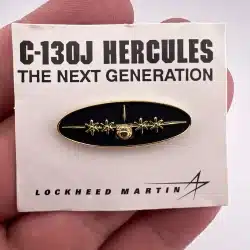 Lockheed Martin C-130J Hercules Lapel Hat Collectors Pin - Great Condition