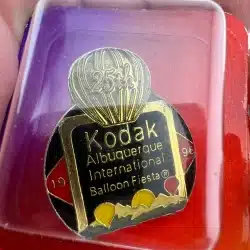 Kodak Albuquerque International Balloon Fiesta 1996 25th Anniversary Lapel Pin