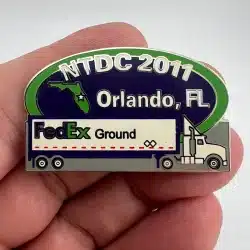 FedEx 2011 National Truck Driving Championship NTDC Lapel Pin - Orlando FL