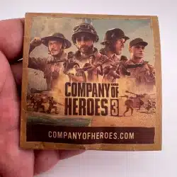 Company of Heroes 3 Lapel Hat Pin - Damaged box