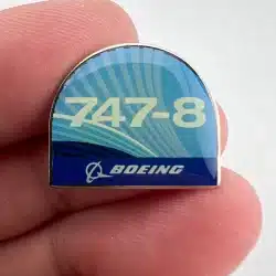 Boeing 747-8 Lapel Hat Pin