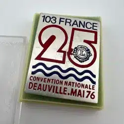103 France 25 Lions Club International Convention Nationale Deauville Mai 76 Pin