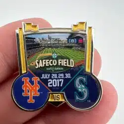 WinCraft MLB New York Mets vs. Seattle Mariners July 28-30th 2017 Series Pin