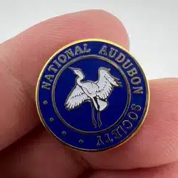 National Audubon Society Crane Lapel Hat Pin