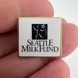 Vintage Seattle Milk Fund Lapel Hat Pin