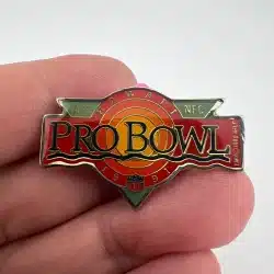 1991 Pro Bowl Hawaii NFL Lapel Pin by Peter David - USED