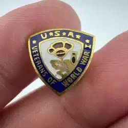 Vintage USA Veterans of World War I Lapel Hat Pin - GEMSCO AGO G-2 Screwback