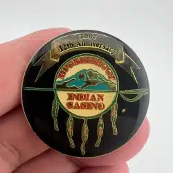 Muckleshoot Casino 2007 12th Anniversary Lapel Pin