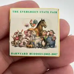 The Evergreen State Fair Lapel Pin - Barnyard Buddies 2003-2007