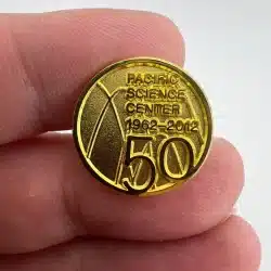 Pacific Science Center 50th Anniversary Collectible Pin 1962-2012 - Used