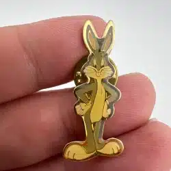 Vintage 1992 Bugs Bunny Lapel Hat Collectible Pin by Warner Bros