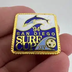 1994 San Diego Surf Cup XIV Collectors Pin with Dolphin