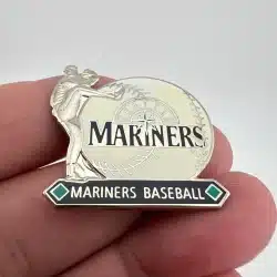 Seattle Mariners Baseball Pitcher Lapel Hat Pin by PSG